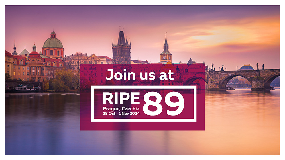 RIPE 89 - Save the Date!